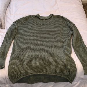 Light olive green oversized sweater